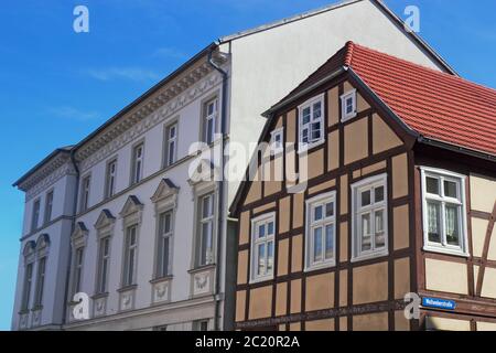 In legno e stile Wilhelminiano Foto Stock