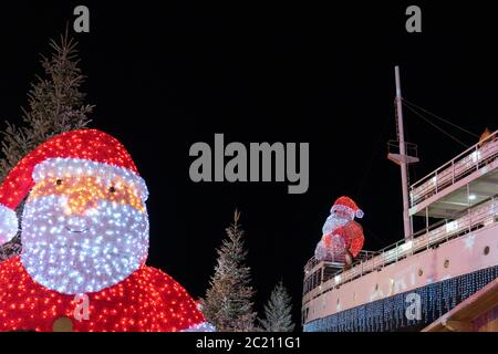 Le barcares villaggio di noel in Francia. Foto Stock