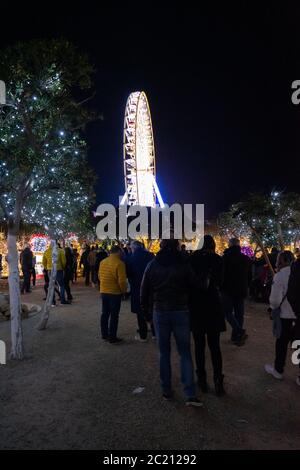 Le barcares villaggio di noel in Francia. Foto Stock