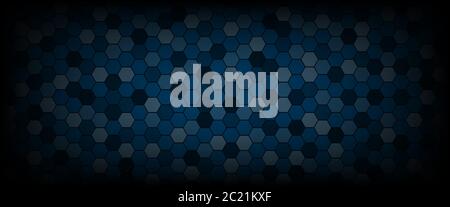 Sfondo tecnologico con motivo esagonale, illustrazione vettoriale Illustrazione Vettoriale