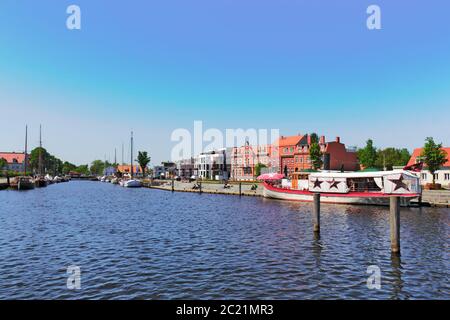 Porto di Greifswald Foto Stock