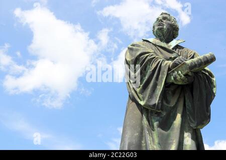 Martin Lutero a Prenzlau Foto Stock