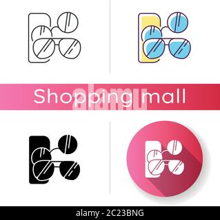 Icona occhiali da sole Illustrazione Vettoriale