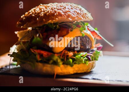 Hamburger americano classico Foto Stock