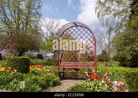 Primavera nel Kreislehrgarten Foto Stock