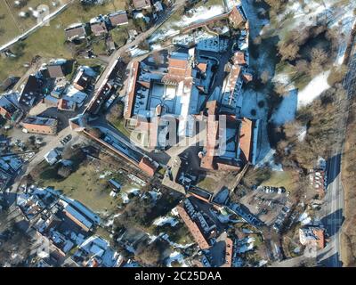 Vista aerea sul monastero di Bebenhausen in Germania Foto Stock