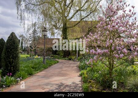 Primavera nel Kreislehrgarten Foto Stock