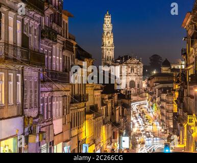 Porto di notte Foto Stock