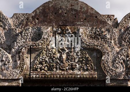 Tempio di Preah Vihear, rilievo del tempio principale, edificio principale, santuario principale, tempio indù dell'antico Impero Khmer, Cambogia, Asia sudorientale, Asia Foto Stock