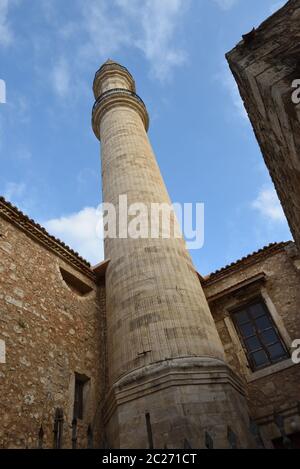 Moschea di Neratze a Rethymno su Creta, Grecia Foto Stock