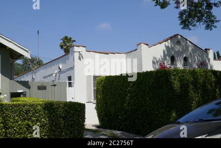 West Hollywood, California, USA 16 giugno 2020 UNA visione generale dell'atmosfera di residenza dell'attrice Florence Lawrence al 532 Westbourne Avenue il 16 giugno 2020 a West Hollywood, California, USA. Foto di Barry King/Alamy Stock foto Foto Stock