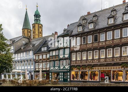 Street a Goslar, Repubblica federale di Germania Foto Stock