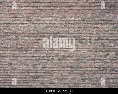 Rosso scuro muro di mattoni utili come uno sfondo Foto Stock