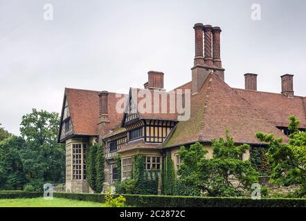 Palazzo Cecilienhof, Potsdam, Germania Foto Stock