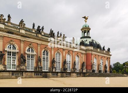 Il nuovo Palazzo nel Parco Sanssouci, potsdam, Germania Foto Stock