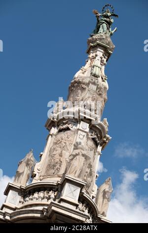 Dettagli in Piazza del Gesu, Napoli Foto Stock