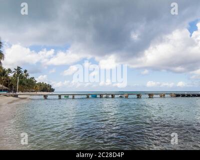 Mar dei Caraibi - Repubblica Dominicana - sull'Isla Saona - Catuano al Playa Bonita Foto Stock