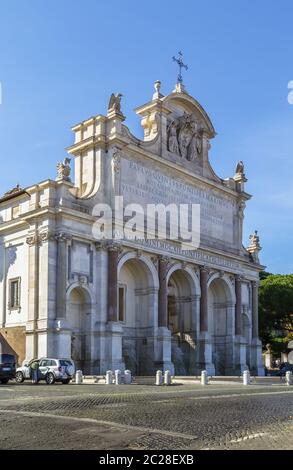 Fontana dell'acqua Paola, Roma Foto Stock