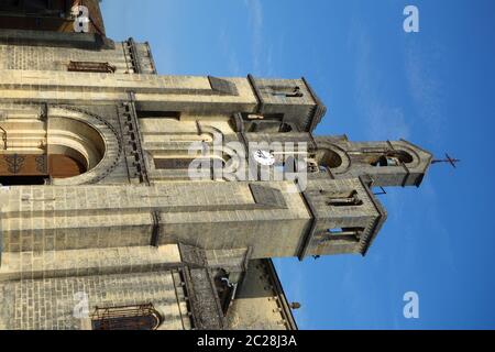 Notre Dame de l'Assomption a Villefranche Foto Stock