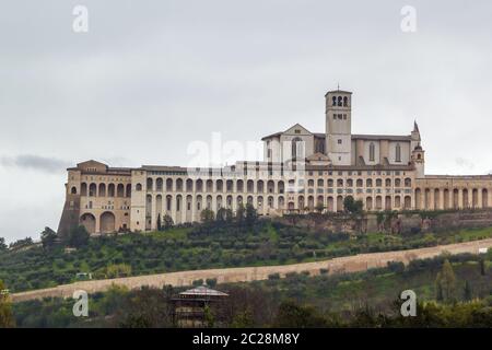 Basilica di San Francesco d'Assisi, Italia Foto Stock