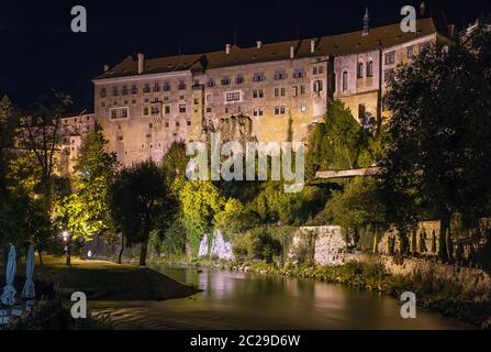 castello di Cesky Krumlov, repubblica Ceca Foto Stock