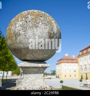 Dettaglio di un recinto di pietra Foto Stock