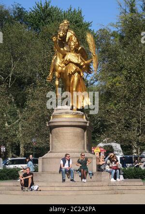 William Tecumseh Sherman statua a New York. Foto Stock