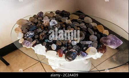 Estrazione di gemme, oro e zaffiri. Distretto di Ihosy, Regione di Ihorombe, Madagascar Foto Stock