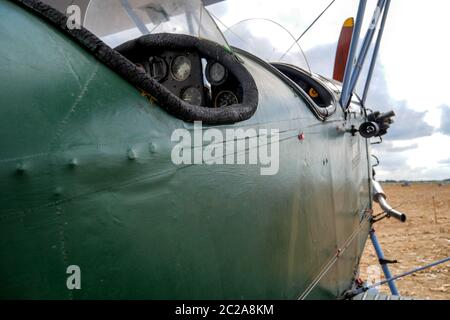 Un cruscotto di un antico piano di yak Foto Stock