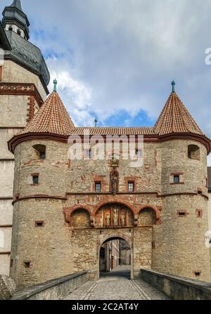 Fortezza di Marienberg, Wurzburg, Germania Foto Stock