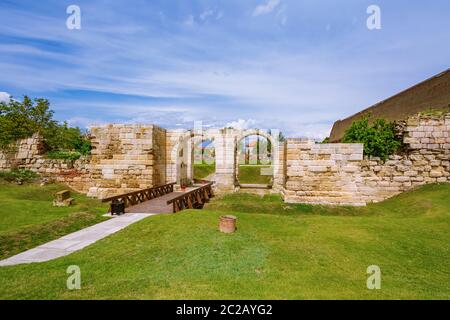 All'interno della Cittadella di Alba Carolina Foto Stock