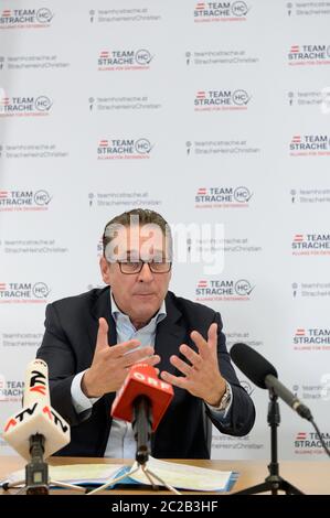 Vienna, Austria. 17 giugno 2020. Conferenza stampa "Team HC Strache-Alliances for Austria" sugli attuali sviluppi politici in Austria. Nella foto è raffigura il Presidente Federale Heinz Christian Strache. Credit: Francesco PERC / Alamy Live News Foto Stock