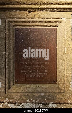 Abolizione del commercio degli schiavi in tutto l'impero britannico - Memorials Foto Stock