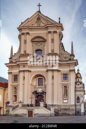 Chiesa di Santa Teresa, Vilnius, Lituania Foto Stock