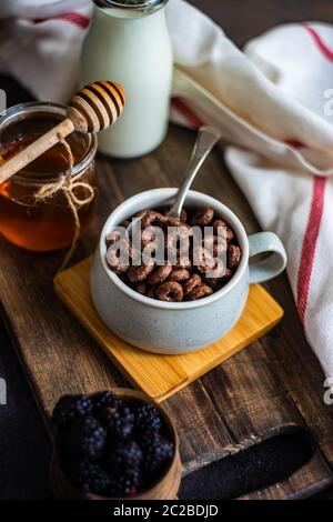 Concetto di colazione tradizionale Foto Stock