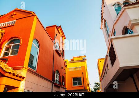 Asan Blue Crystal Mediterranean Village ad Asan, Corea Foto Stock