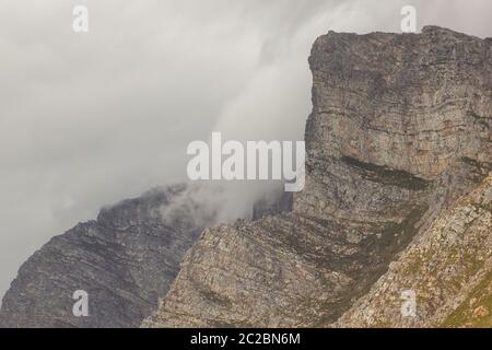 Alcune montagne a nord di Rooi-Els Foto Stock