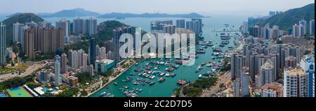 Aberdeen, Hong Kong 11 maggio 2019: Vista dall'alto porto di Hong Kong Foto Stock