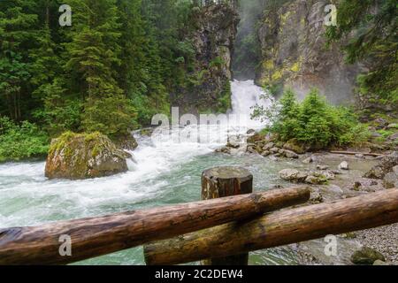 Reinbach cade in Alto Adige Foto Stock