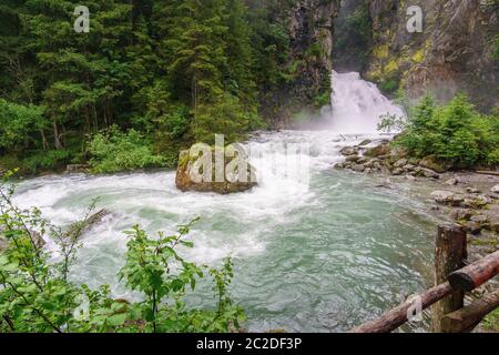 Reinbach cade in Alto Adige Foto Stock