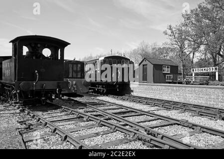 Museo ferroviario leggero di Suffolk Foto Stock