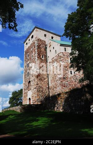 Castello medievale di Turku, Finlandia Foto Stock