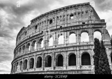 Il Colosseo, la grande bellezza di Roma Foto Stock