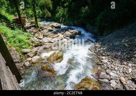 Gilfenklamm a Sterzing Alto Adige Foto Stock