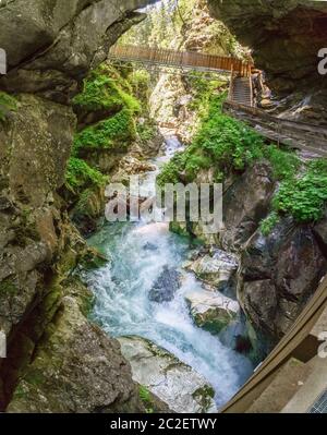 Gilfenklamm a Sterzing Alto Adige Foto Stock