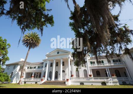 Plum Orchard Mansion sull'isola di Cumberland, Georgia Foto Stock