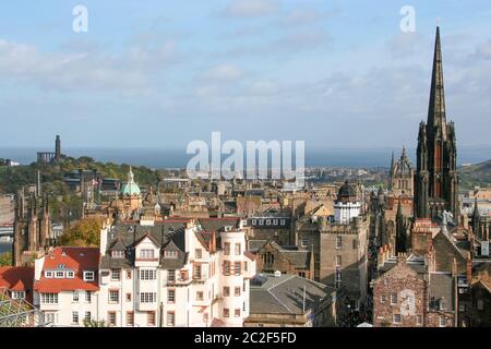 Edimburgo capitale della Scozia Gran Bretagna Foto Stock