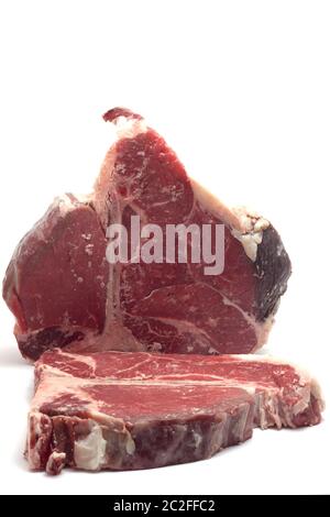 Taglio di carne con osso fiorentino costo Foto Stock