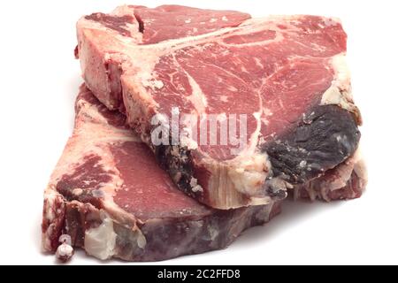 Taglio di carne con osso fiorentino costo Foto Stock