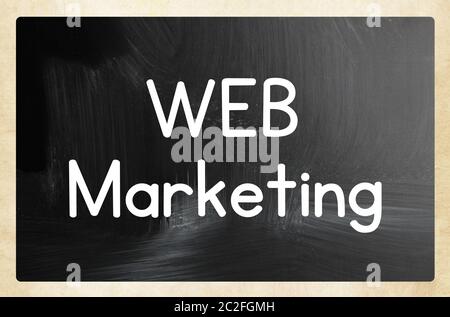 Web marketing concept Foto Stock